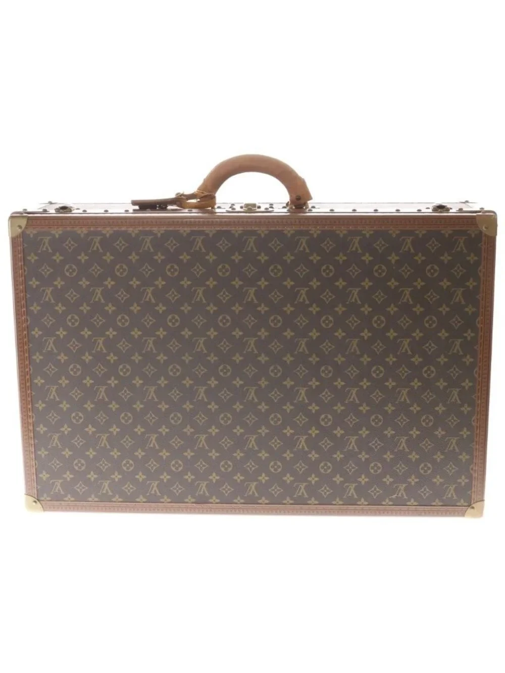 Louis Vuitton Monogram Stratos 70 Brown Trunk Suitcase Vintage
